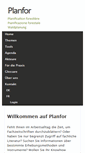 Mobile Screenshot of planfor.ch